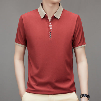 ✨New Arrival✨ Men's striped jacquard waffle short-sleeved T-shirt