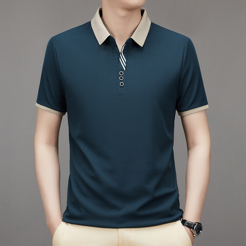 ✨New Arrival✨ Men's striped jacquard waffle short-sleeved T-shirt