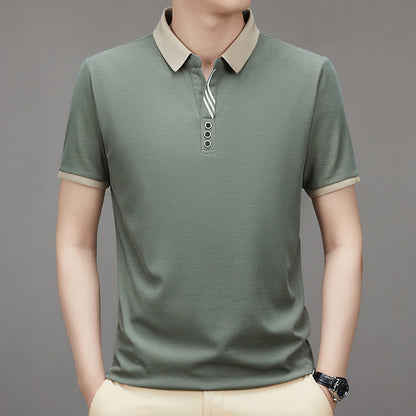 ✨New Arrival✨ Men's striped jacquard waffle short-sleeved T-shirt