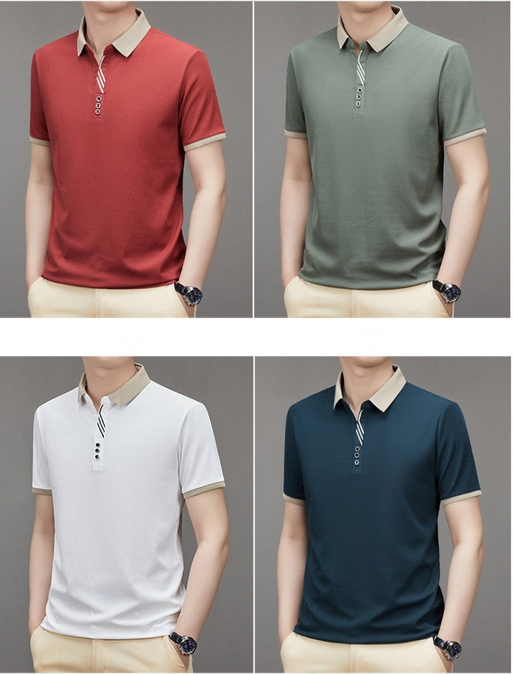 ✨New Arrival✨ Men's striped jacquard waffle short-sleeved T-shirt