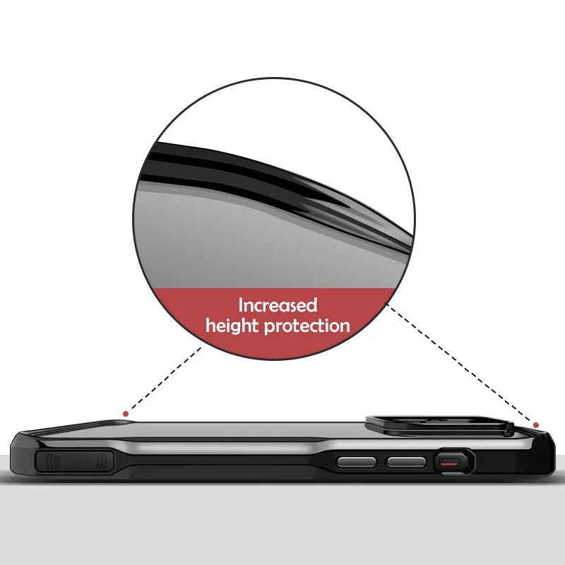 Luxury Acrylic Transparent Electroplated Soft Frame Case