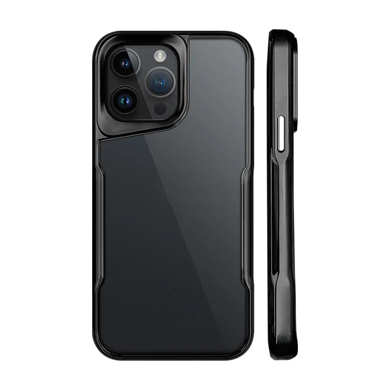 Luxury Acrylic Transparent Electroplated Soft Frame Case