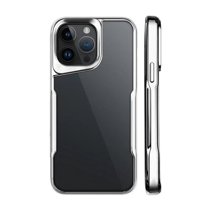 Luxury Acrylic Transparent Electroplated Soft Frame Case