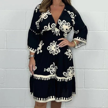 🌷Limited Time 51% OFF💞Women's  Printed Dress