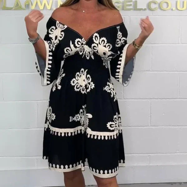 🌷Limited Time 51% OFF💞Women's  Printed Dress