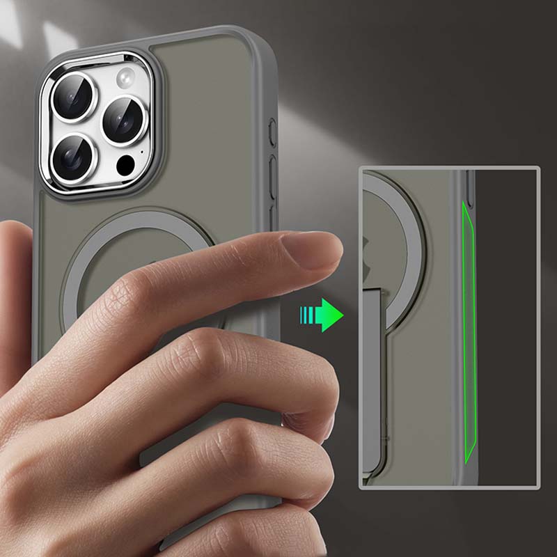 💥Beperkte tijd 50% korting🔥Magnetische KickStand schokbestendige telefoonhoes voor iPhone 15-11-serie