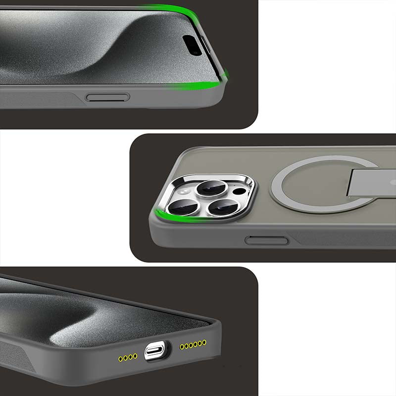 💥Beperkte tijd 50% korting🔥Magnetische KickStand schokbestendige telefoonhoes voor iPhone 15-11-serie