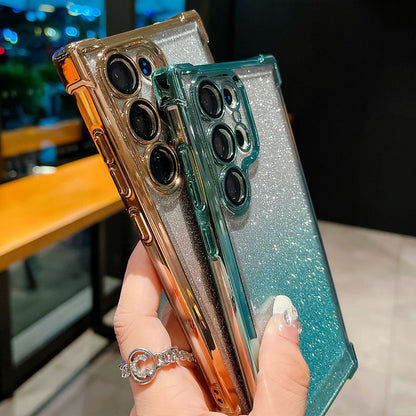 Luxe glitter schokbestendige telefoonhoes voor Samsung