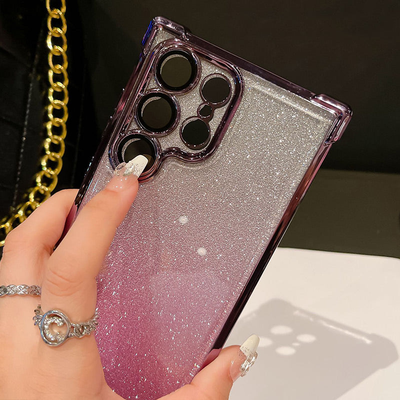Luxe glitter schokbestendige telefoonhoes voor Samsung