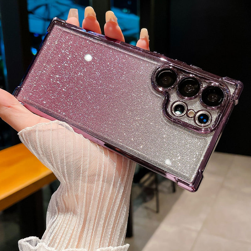 Luxe glitter schokbestendige telefoonhoes voor Samsung