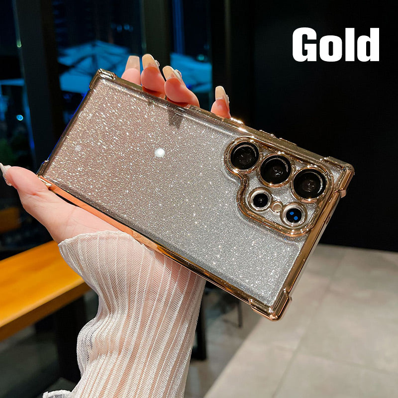 Luxe glitter schokbestendige telefoonhoes voor Samsung