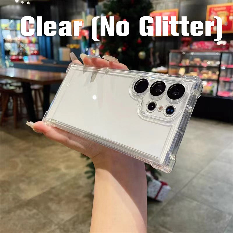 Luxe glitter schokbestendige telefoonhoes voor Samsung