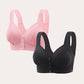 📢📢50% OFF !! 💕CloudComfort™ Front-Button Cotton Bra – Breathable • Wire-Free • All-Day Support • Non-Padded & Skin-Friendly 🌿