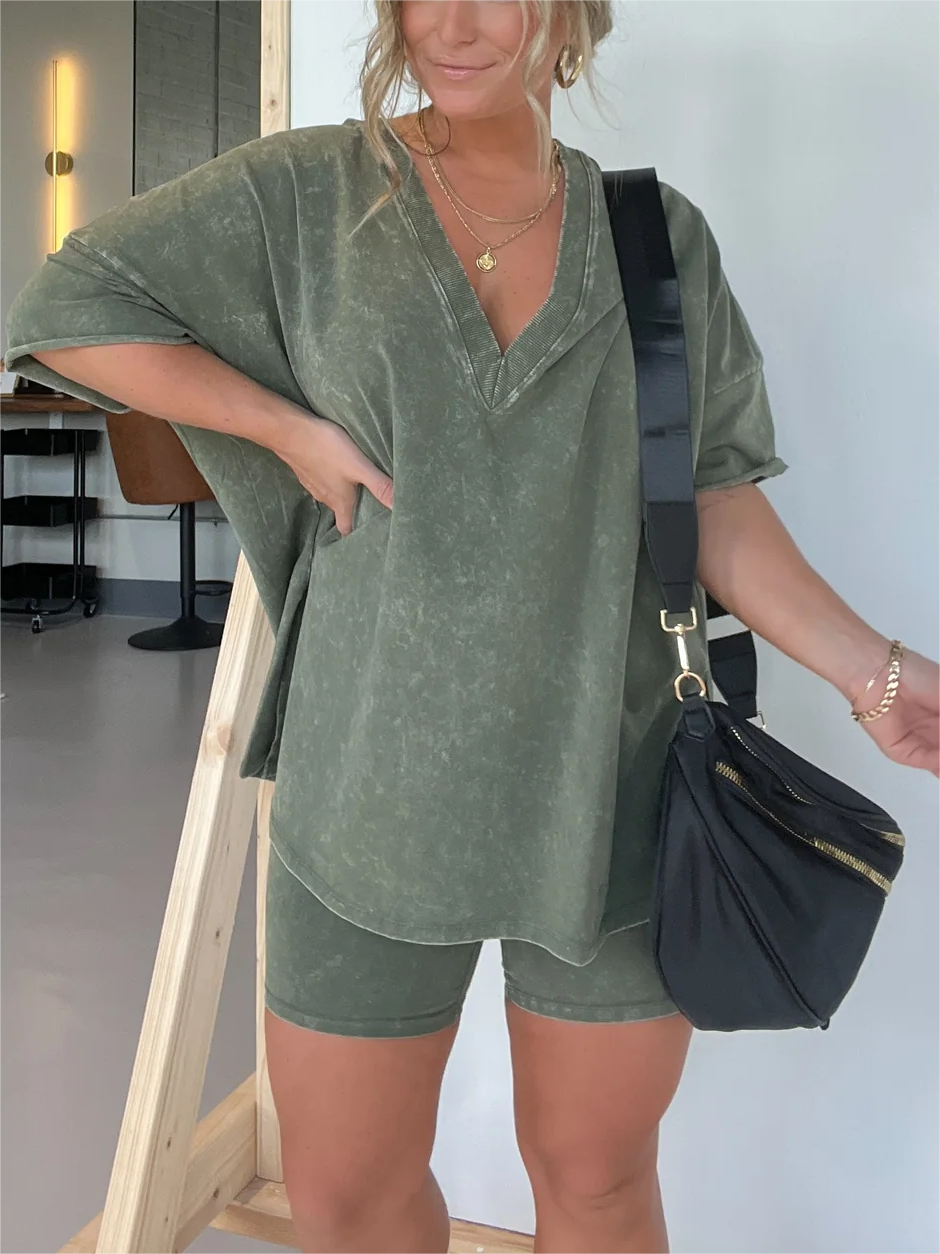 🎉New Product Launch💐HOT SALE-52% OFF💝– Women's  Washed Set🔥