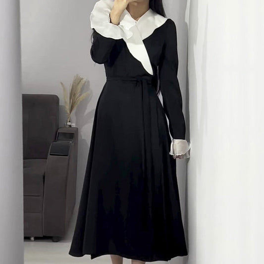 🔥HOT Sale🔥Fashion Tie Waist Dress with Ruffled Sleeves（50% OFF）