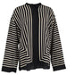 💕 Classy & Comfortable🌸Casual Striped Round Neck Button Front Blouse
