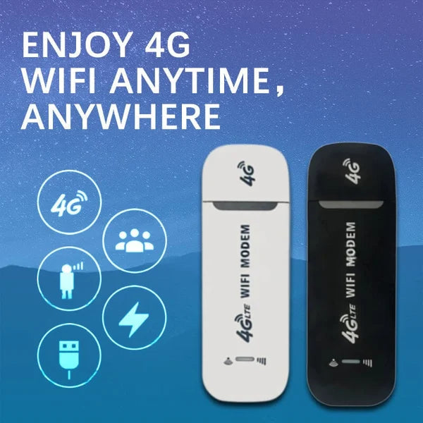 ⏳Beperkte uitverkoop 57% KORTING🌸4G LTE Router Draadloze USB Mobiele Breedband 150Mbps Draadloze Netwerkkaart Adapter