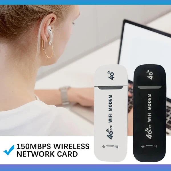 ⏳Beperkte uitverkoop 57% KORTING🌸4G LTE Router Draadloze USB Mobiele Breedband 150Mbps Draadloze Netwerkkaart Adapter