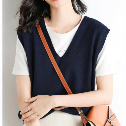 🍁✨New Arrival✨🍁Women's Ultra-Soft V-Neck Knit Vest
