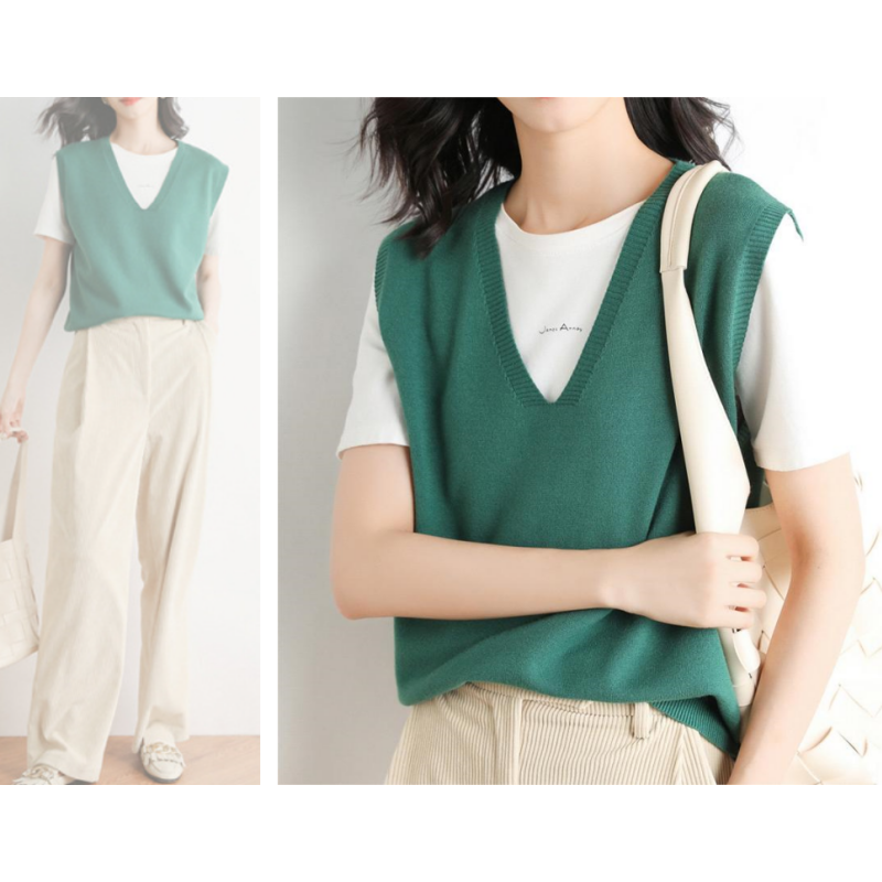 🍁✨New Arrival✨🍁Women's Ultra-Soft V-Neck Knit Vest