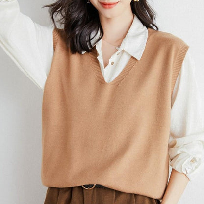 🍁✨New Arrival✨🍁Women's Ultra-Soft V-Neck Knit Vest