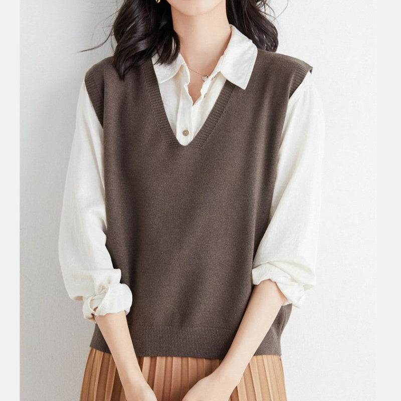 🍁✨New Arrival✨🍁Women's Ultra-Soft V-Neck Knit Vest