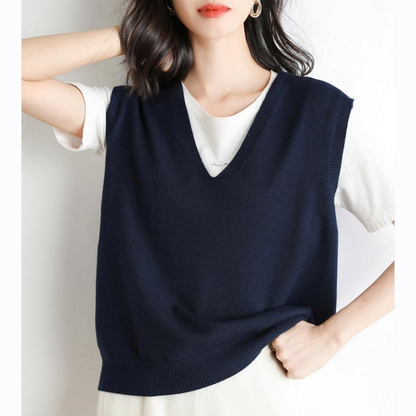 🍁✨New Arrival✨🍁Women's Ultra-Soft V-Neck Knit Vest