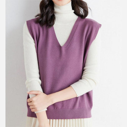🍁✨New Arrival✨🍁Women's Ultra-Soft V-Neck Knit Vest