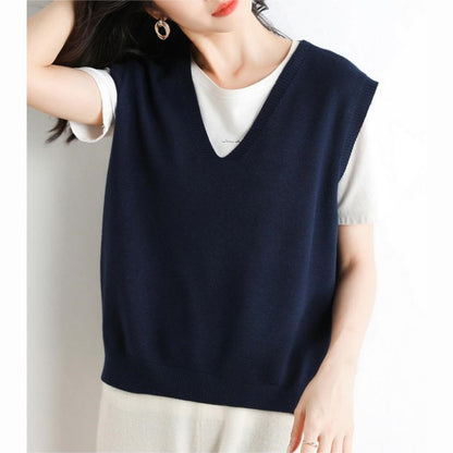 🍁✨New Arrival✨🍁Women's Ultra-Soft V-Neck Knit Vest