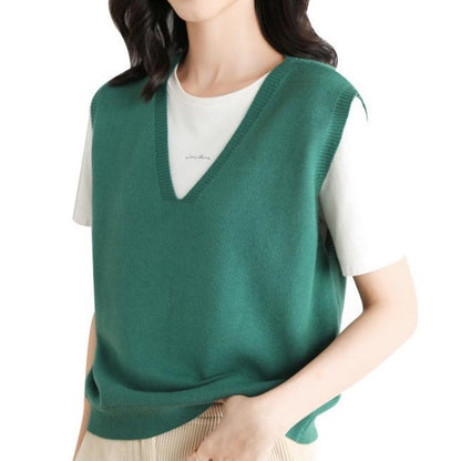 🍁✨New Arrival✨🍁Women's Ultra-Soft V-Neck Knit Vest