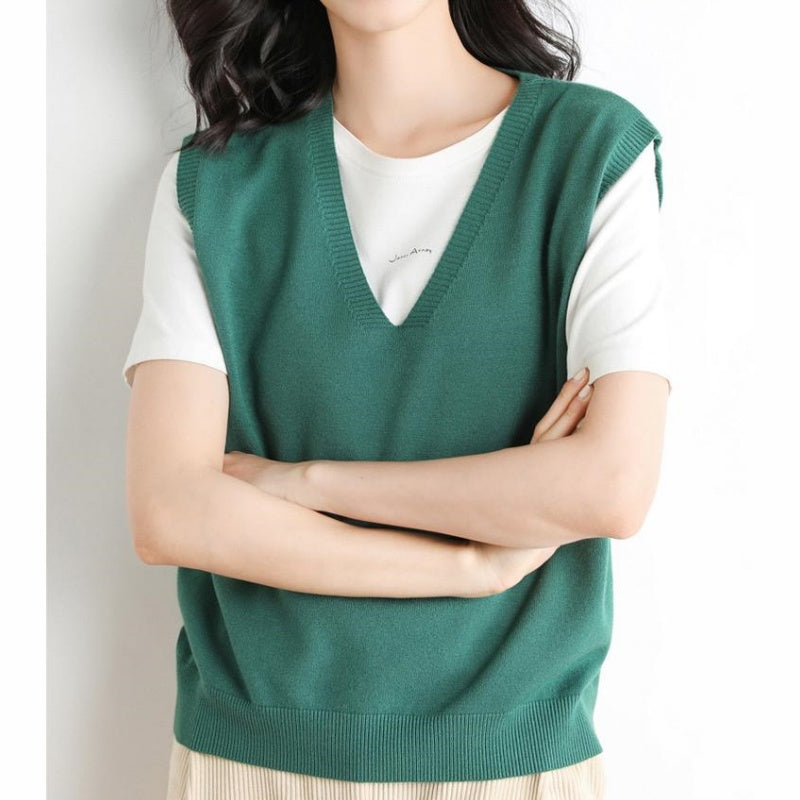 🍁✨New Arrival✨🍁Women's Ultra-Soft V-Neck Knit Vest