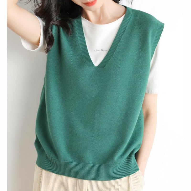 🍁✨New Arrival✨🍁Women's Ultra-Soft V-Neck Knit Vest