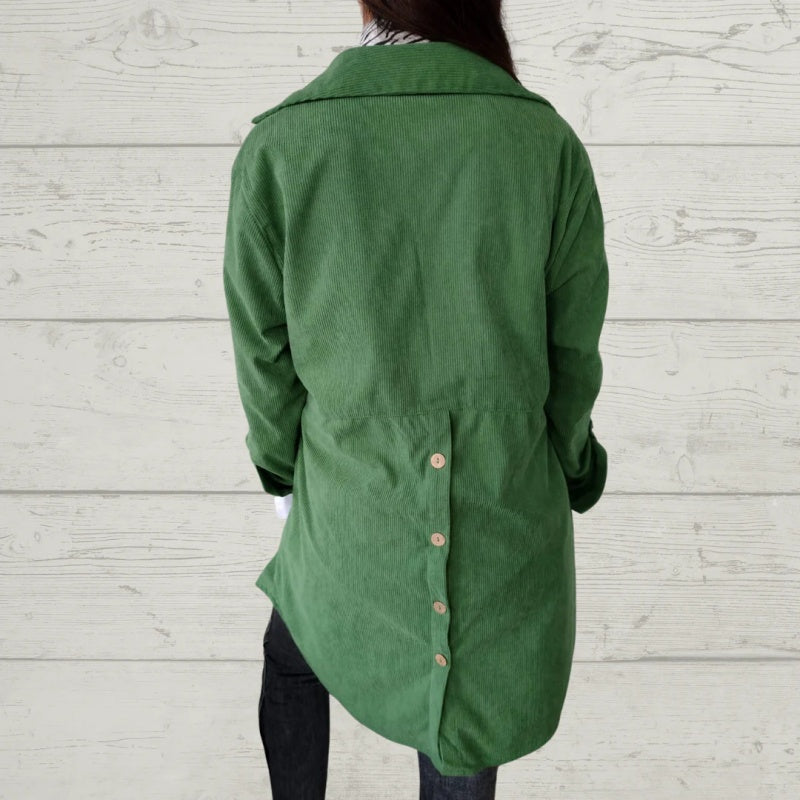🔥Hot Sale🔥Women's Lapel Soft Long-Sleeve Button Down Coat