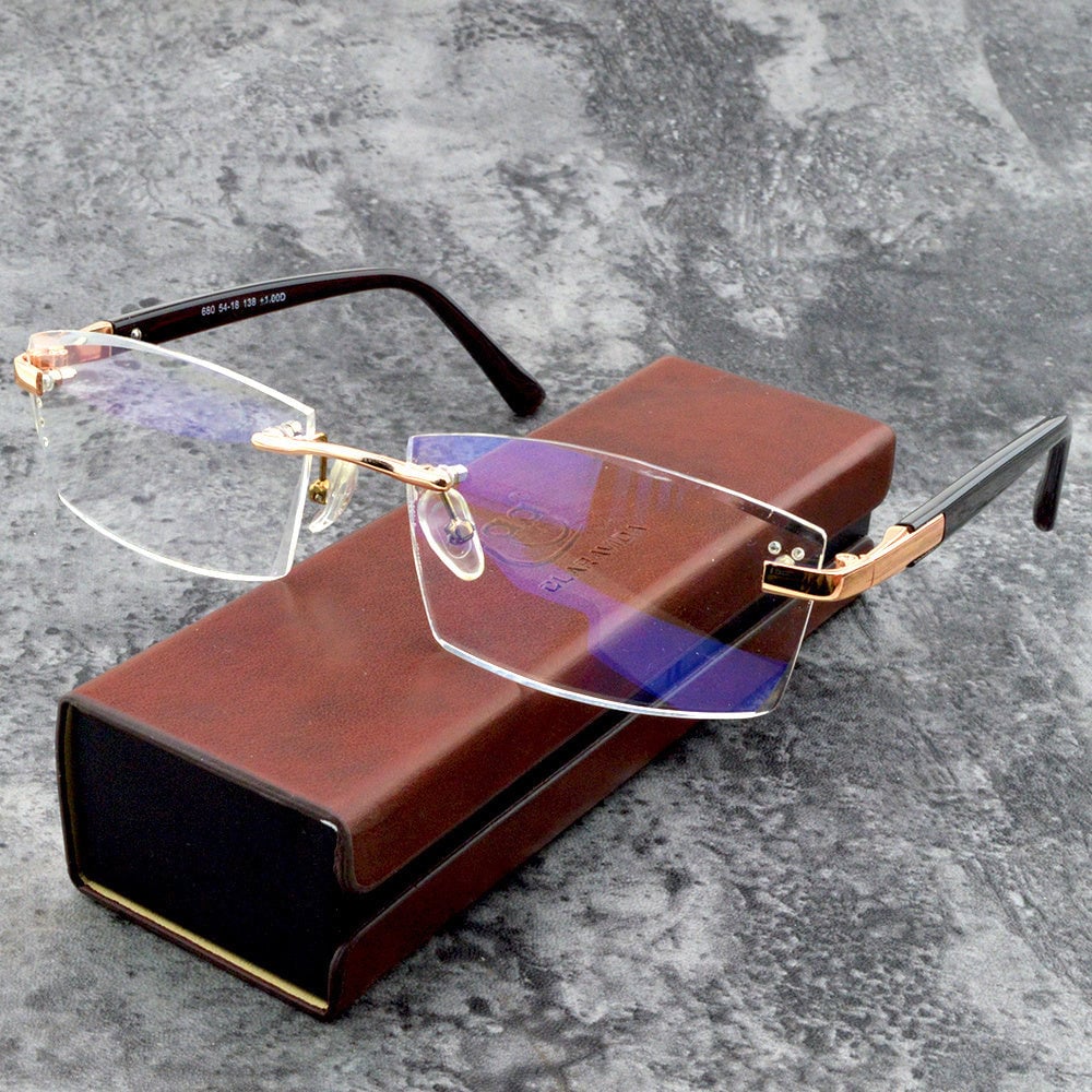 ✨Zafiro de alta dureza ✨Gafas de lectura progresivas antiazules de doble uso para cerca y lejos