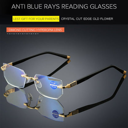 Sapphire high hardness✨Anti blue progressive Far And Near Dual-Use Reading Glasses