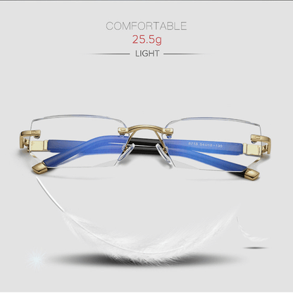 ✨Zafiro de alta dureza ✨Gafas de lectura progresivas antiazules de doble uso para cerca y lejos