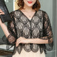 💥Clearance Sale💥-Women's Elegant Sequin 3/4 Sleeved Shrugs