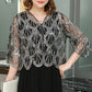 💥Clearance Sale💥-Women's Elegant Sequin 3/4 Sleeved Shrugs