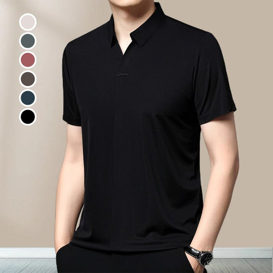 ✨New Arrival✨Men’s Casual Lapel Breathable Wrinkle-free T-shirt