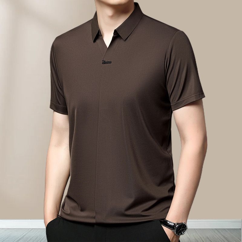 ✨New Arrival✨Men’s Casual Lapel Breathable Wrinkle-free T-shirt