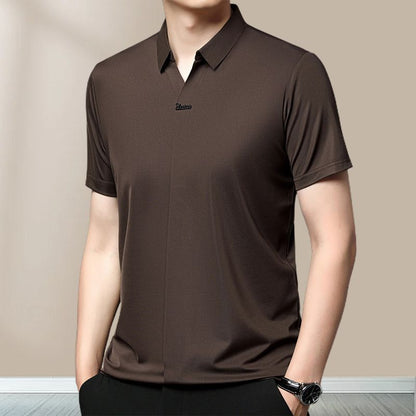 ✨New Arrival✨Men’s Casual Lapel Breathable Wrinkle-free T-shirt