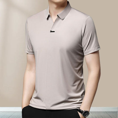 ✨New Arrival✨Men’s Casual Lapel Breathable Wrinkle-free T-shirt