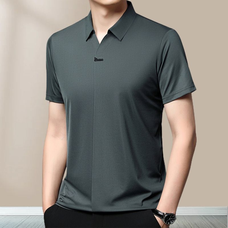 ✨New Arrival✨Men’s Casual Lapel Breathable Wrinkle-free T-shirt