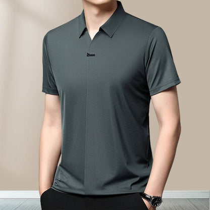 ✨New Arrival✨Men’s Casual Lapel Breathable Wrinkle-free T-shirt