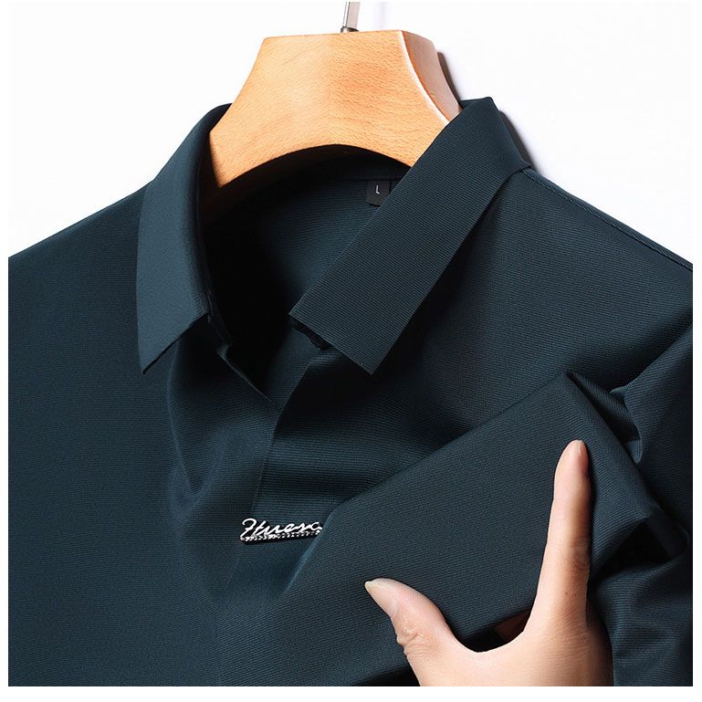 ✨New Arrival✨Men’s Casual Lapel Breathable Wrinkle-free T-shirt