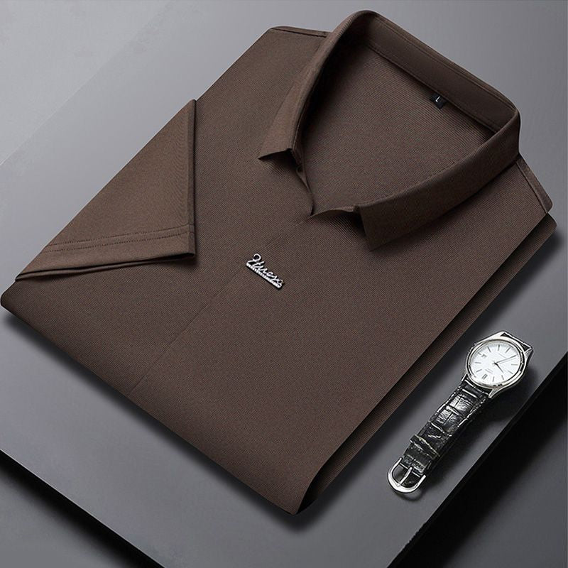 ✨New Arrival✨Men’s Casual Lapel Breathable Wrinkle-free T-shirt