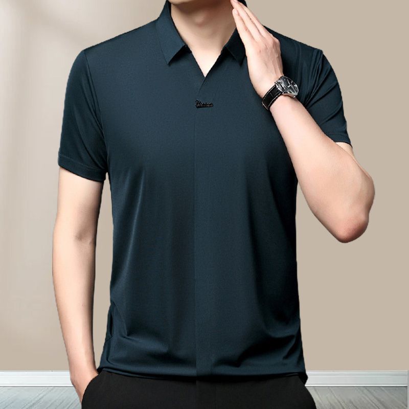 ✨New Arrival✨Men’s Casual Lapel Breathable Wrinkle-free T-shirt