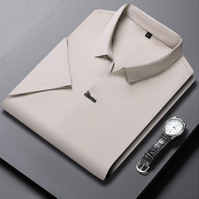 ✨New Arrival✨Men’s Casual Lapel Breathable Wrinkle-free T-shirt
