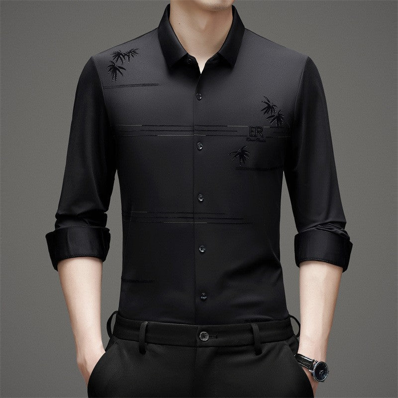 ✨New Arrival✨Men's Casual Trendy Printed Long Sleeve Shirt