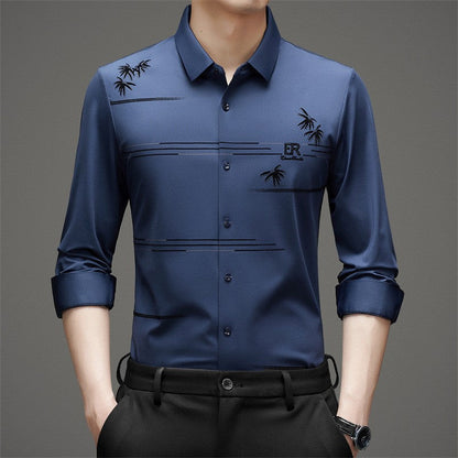 ✨New Arrival✨Men's Casual Trendy Printed Long Sleeve Shirt